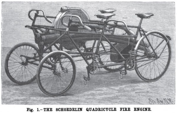 Французский пожарный велосипед