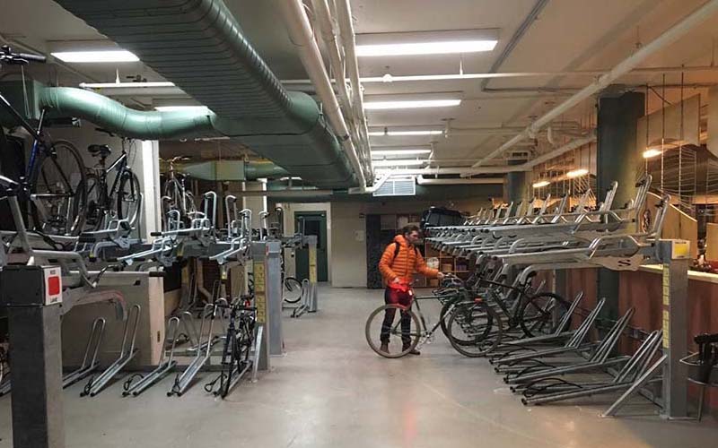 Велосипедные комнаты для хранения
